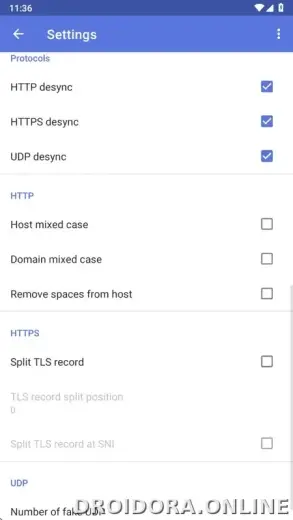 ByeByeDPI скриншот 5