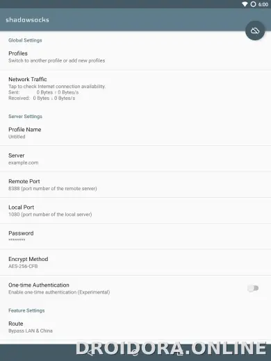 Shadowsocks скриншот 5